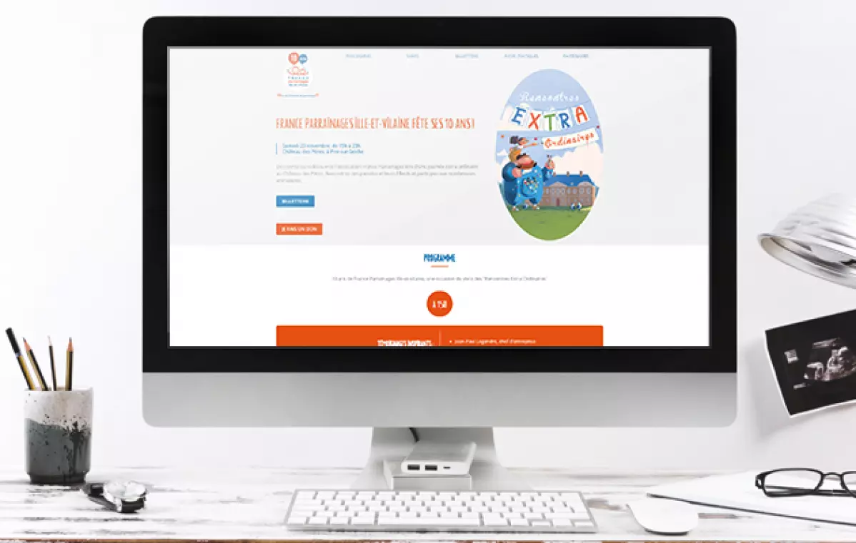 France Parrainages - Landing-Page 10 ans