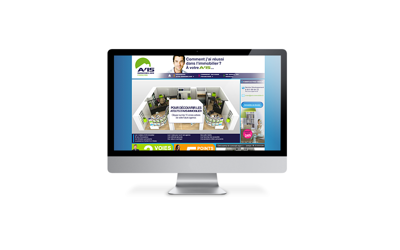 AVIS-Immobilier - Refonte graphique des sites