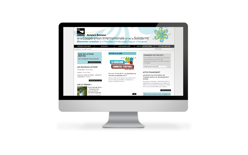 Refonte du site Bretagne Solidarité Internationale