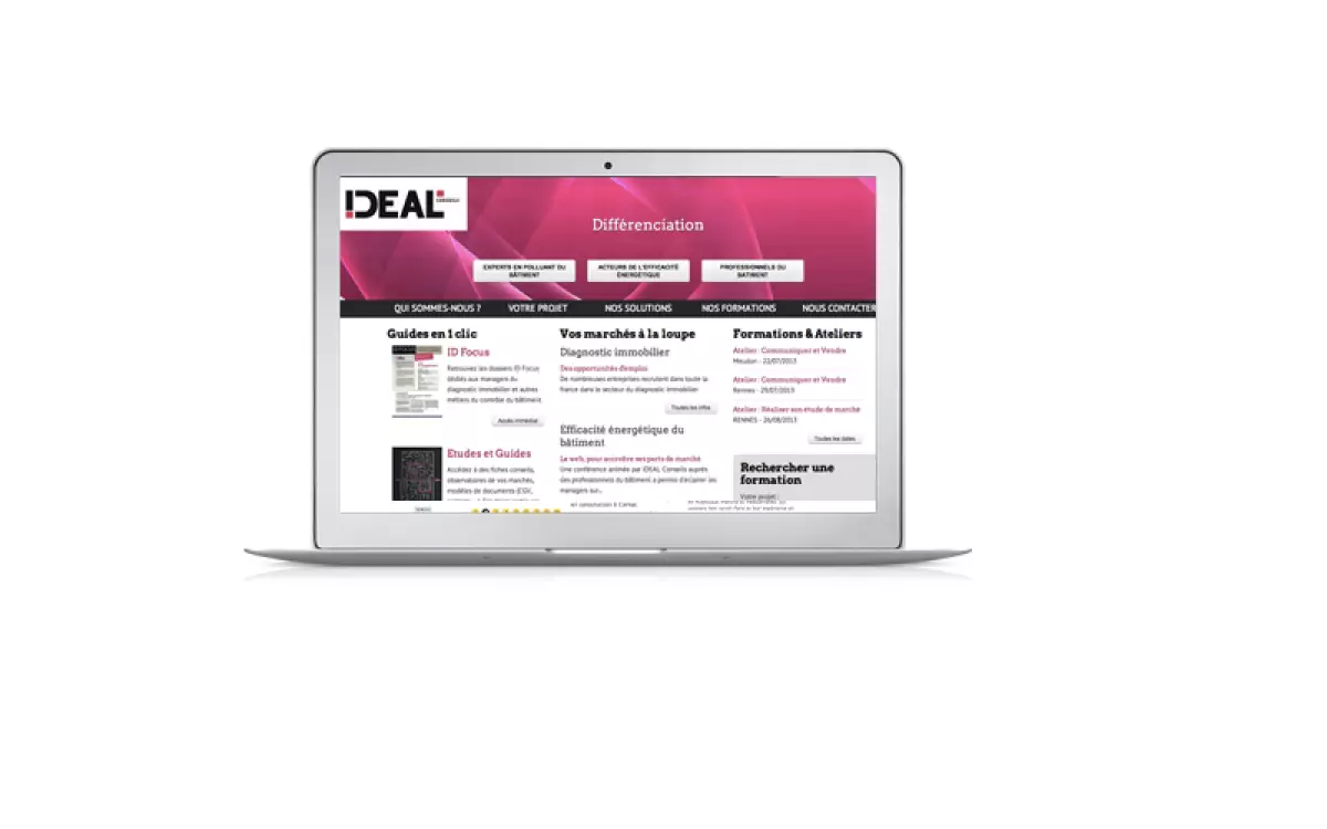 Site internet IDEAL Conseils