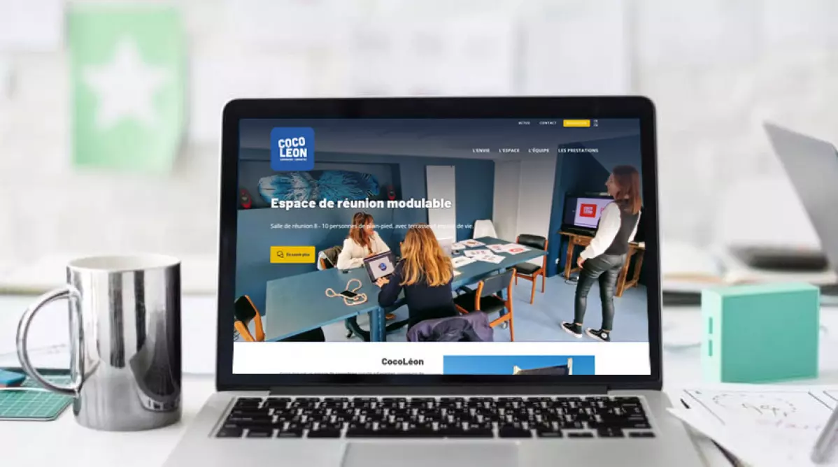 Création du site web de l'espace de coworking de Carantec dans le Finistère