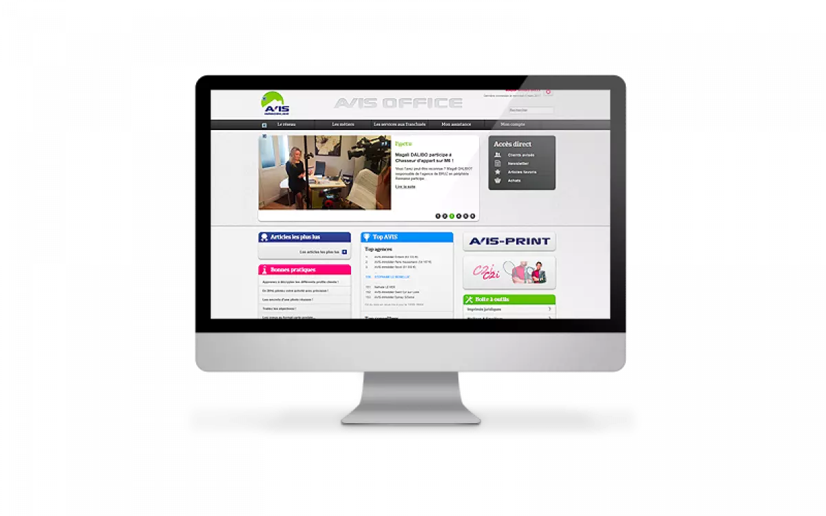L'Intranet-Extranet d'un réseau d'agences immobilières
