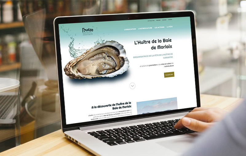 Site web de l'association L'Huître de la Baie de Morlaix
