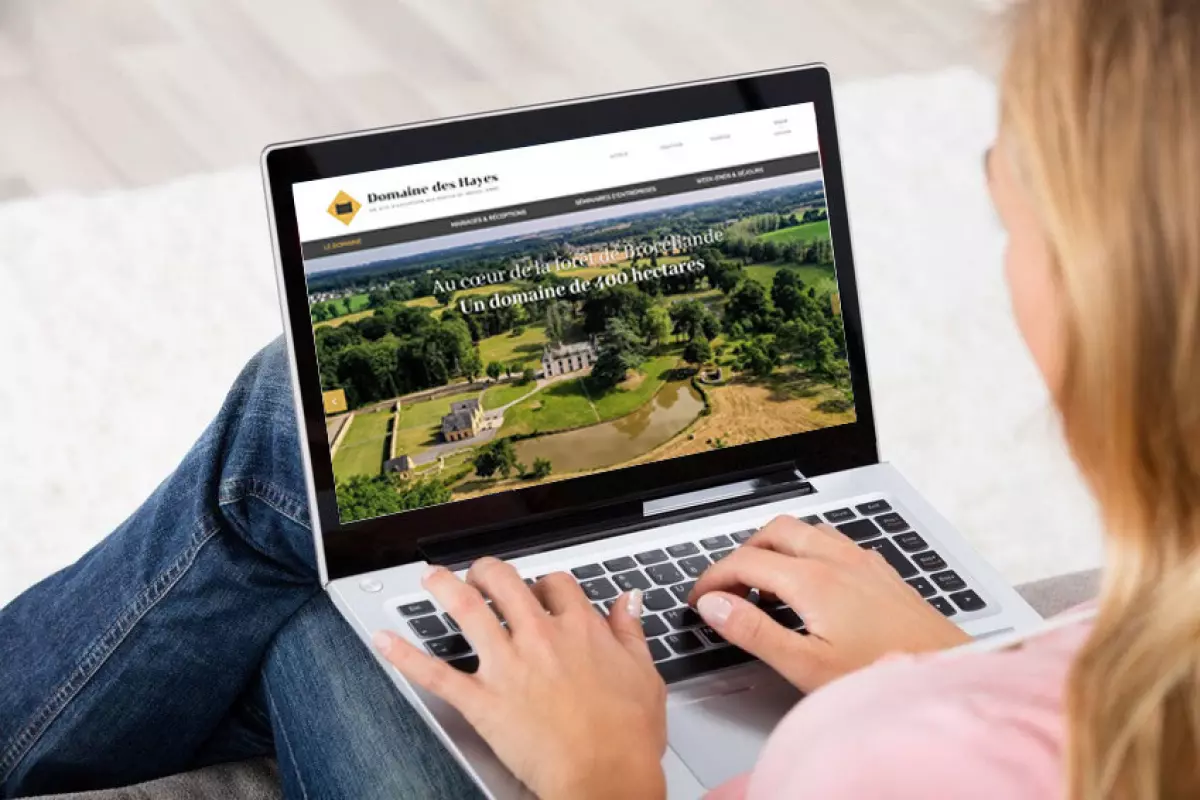 Refonte du site internet du Domaine des Hayes