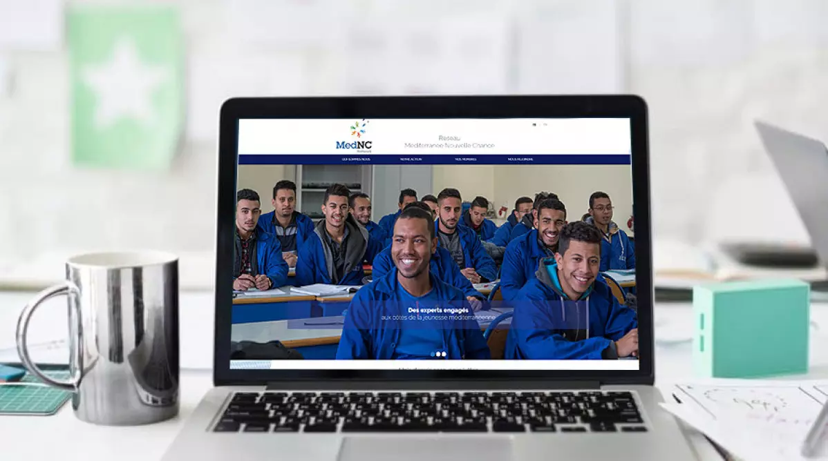 Création du site internet de l'association MedNC, Marseille - Paris